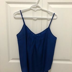 TALULA Aritzia royal blue tank top